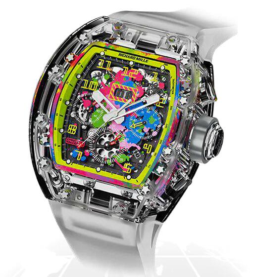 RICHARD MILLE Replica Watch RM011 SAPPHIRE FLYBACK CHRONOGRAPH "A11 FANTASY JADE"